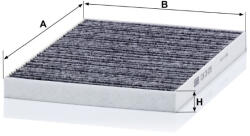 Mann-filter Utastér - Kabin szűrő Mann Filter CUK 26 035 (CUK26035)