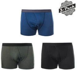 Sensor Merino Air 3 Pack férfi alsónadrág S / fekete/kék