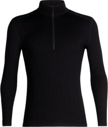 icebreaker M 260 Tech LS Half Zip férfi funkcionális pulóver XL / fekete