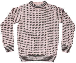 Devold Original Islender Wool Sweater pulóver L / rózsaszín/szürke