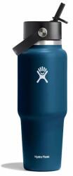 Hydro Flask Wide Flex Straw Travel Bottle 32 oz termosz fekete/kék