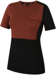 MOOA MerinoSilk Block 160 short női póló M / narancs
