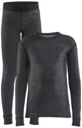 Craft Core Wool Merino Set J gyerek funkcionális szett Gyerek 122 / fekete