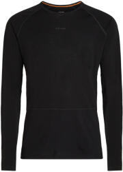 Icebreaker Men Merino 200 ZoneKnit LS Crewe férfi funkcionális póló M / fekete