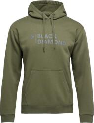 Black Diamond M Mini Stacked Po Hoody férfi pulóver XL / zöld