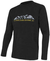 Sensor Merino Wool PT Hory h. ujjú férfi póló S / fekete