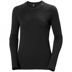 Helly Hansen W Lifa Merino Midweight Crew női funkcionális felső L / fekete