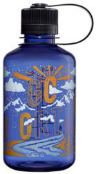 Nalgene Narrow Mouth Wild Expressions 500 ml kulacs kék