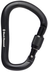 Black Diamond RockLock Screwgate karabiner fekete