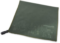 Pinguin Micro Towel Map L törölköző szürke