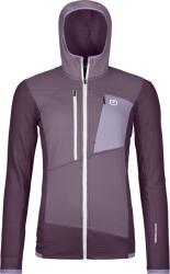 ORTOVOX Fleece Grid Hoody W női pulóver S / lila