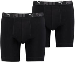 PUMA Sport Cotton Long Boxers 2P férfi boxer M / fekete
