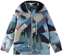 Reima Vantti gyerek softshell kabát Gyerek 98 / kék/fehér