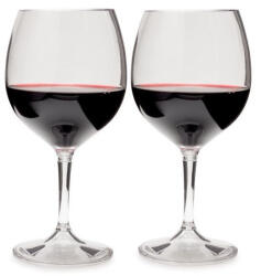 GSI Outdoors Nesting Red Wine Glass Set borospohár átettsző