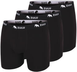 Zulu Bambus 210 6in 3-pack férfi boxer M / fekete