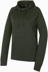 MOOA Merino Hoodie női pulóver S / zöld