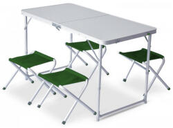 Pinguin Furniture (table + 4 chairs) szett zöld