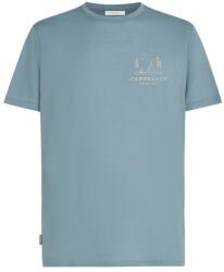 Icebreaker Men Merino 150 Tech Lite SS Tee Peaceful Pass férfi póló M / világoskék