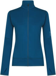 icebreaker Women Merino Blend 300 RealFleece Descender LS Zip női funkcionális pulóver L / kék