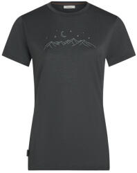 Icebreaker Women Merino 150 Tech Lite SS Tee Sparkling Stars női póló L / sötétszürke