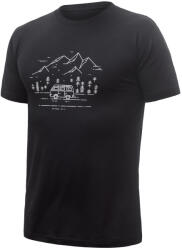 Sensor Merino Active Pt Van Life férfi funkcionális póló XL / fekete
