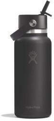 Hydro Flask Wide Flex Straw Cap 32 oz termosz fekete/szürke