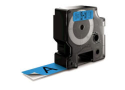 Utángyártott DYMO D1 D53716 24mm x 7m kék-fekete #S0720960 (D53716FU) - smartbyte