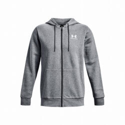 Under Armour Essential Fleece FZ Hood férfi pulóver XXL / szürke/fehér