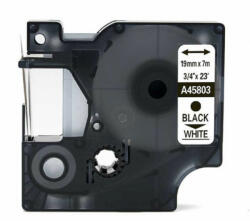 Utángyártott DYMO D1 45803 kazetta 19mm x 7m fehér-fekete #S0720830 (S0720830FU) - smartbyte