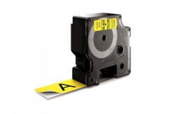 Utángyártott DYMO D1 D53718 24mm x 7m sárga-fekete #S0720980 (D53718FU) - smartbyte