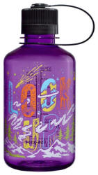 Nalgene Narrow Mouth Wild Expressions 500 ml kulacs lila