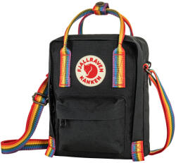 Fjällräven Kånken Rainbow Sling válltáska fekete