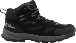 Jack Wolfskin Vojo Tour Texapore Mid K gyerek magasszárú túracipő Cipőméret (EU): 34 / fekete