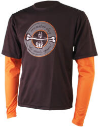 Axon Monster hosszú ujjú férfi mez XXL / fekete/narancs