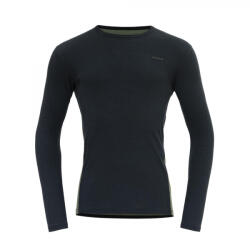 Devold Multi Sport Merino 190 Shirt Man férfi thermo felső L / fekete/zöld