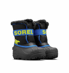 Sorel Childrens Snow Commander Boot gyerek téli cipő Cipőméret (EU): 29 / fekete/piros