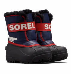 Sorel Childrens Snow Commander Boot gyerek téli cipő Cipőméret (EU): 27 / kék/piros