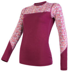 Sensor Merino Impress (long sleeve) női funkcionális felső S / lila