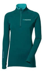 PROGRESS Tispa Zip Merino női funkcionális pulóver M / zöld