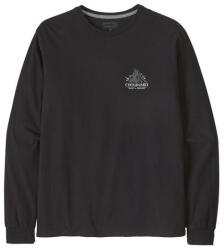 Patagonia M's L/S Chouinard Crest Responsibili-Tee férfi póló XL / fekete