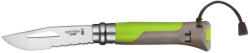 Opinel VRI N°08 Inox Outdoor zsebkés zöld