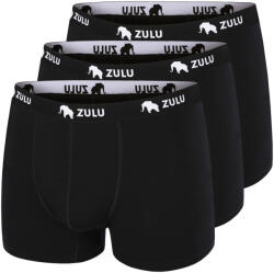 Zulu Merino 160 4in 3-pack férfi boxer XXL / fekete