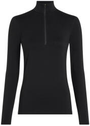 Icebreaker W Mer Core Heavyweight LS Half Z női póló M / fekete