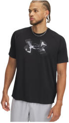 Under Armour M Tech Print Fill SS férfi póló L / fekete