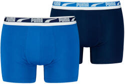 PUMA Everyday Multi Logo Boxers 2P férfi boxer M / kék/világoskék