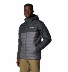 Columbia Powder Lite II Hooded Jacket férfi dzseki L / szürke/fekete