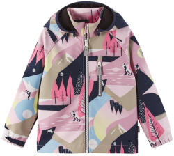 Reima Vantti gyerek softshell kabát Gyerek 92 / szürke/rózsaszín