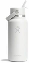 Hydro Flask Wide Flex Straw Cap 32 oz termosz fehér/ezüst