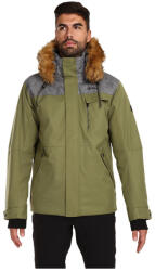 Kilpi Alpha-M férfi téli kabát műszőrmés béléssel XL / zöld