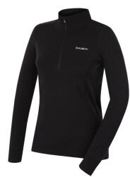 Husky Aron zip L női pulóver L / fekete